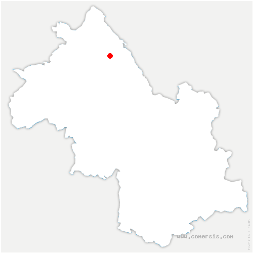 carte de localisation de Saint-Sorlin-de-Morestel