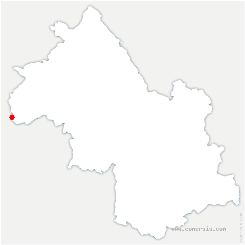 carte de localisation de Salaise-sur-Sanne