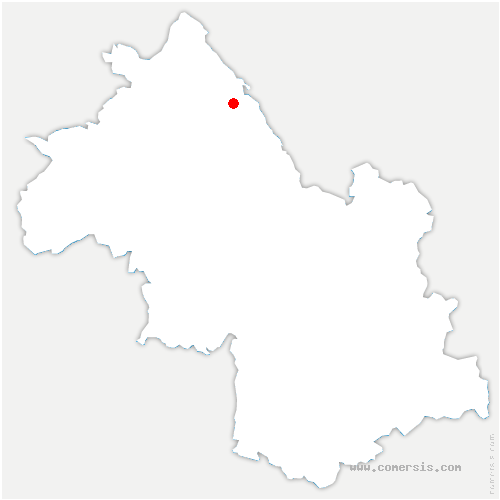 carte de localisation de Veyrins-Thuellin
