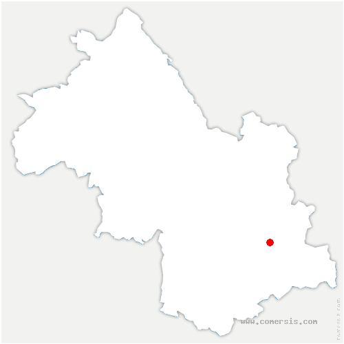 carte de localisation de Villard-Reymond