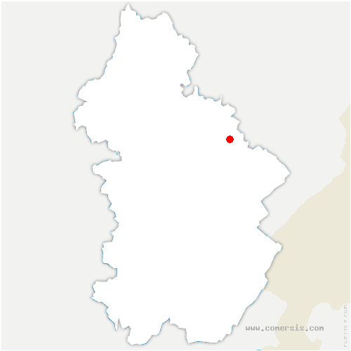 carte de localisation d'Andelot-en-Montagne