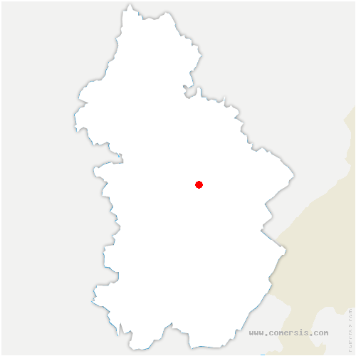 carte de localisation d'Arc-sous-Cicon