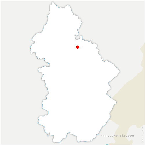 carte de localisation de Arsures