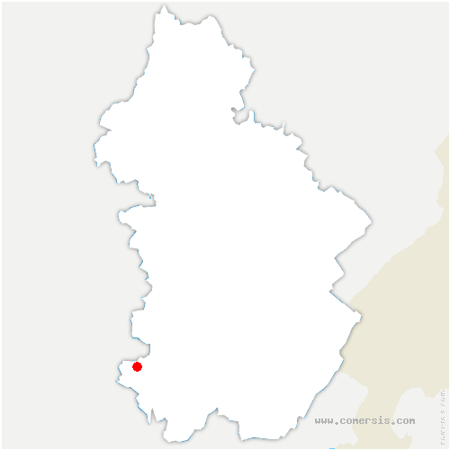 carte de localisation de l'Aubépin