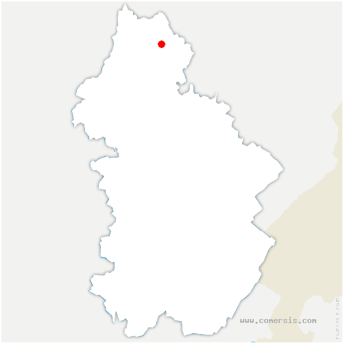 carte de localisation de Auxange