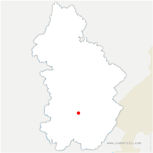 carte de localisation de Barésia-sur-l'Ain