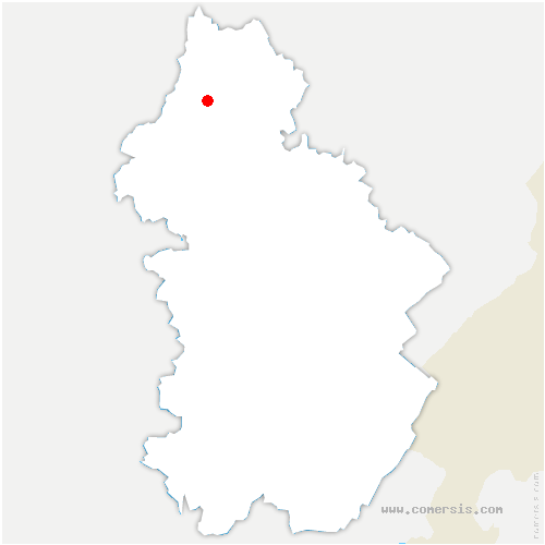 carte de localisation de Baverans