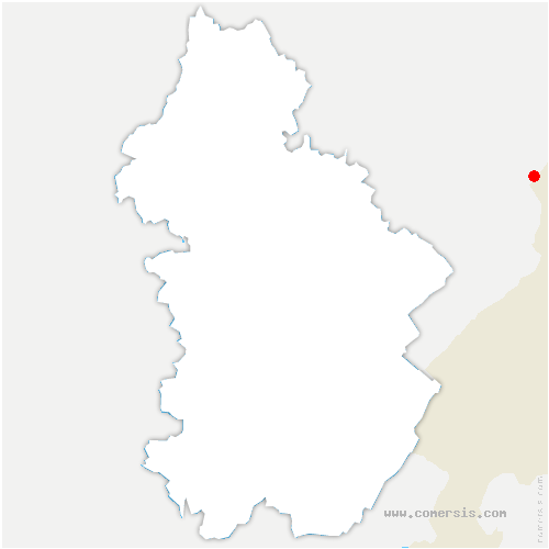 carte de localisation de Beauvernois