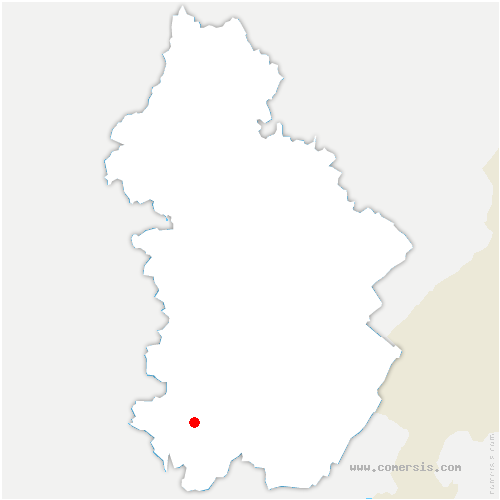carte de localisation de Boissière