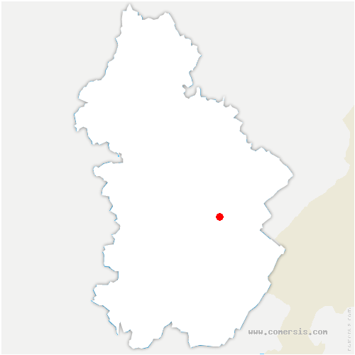 carte de localisation de Bouhans-lès-Montbozon