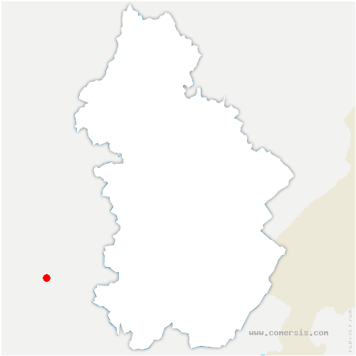 carte de localisation de Broye-Aubigney-Montseugny