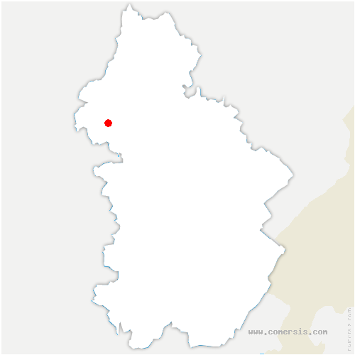 carte de localisation de Chalezeule