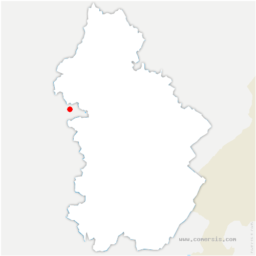 carte de localisation de Chenecey-Buillon