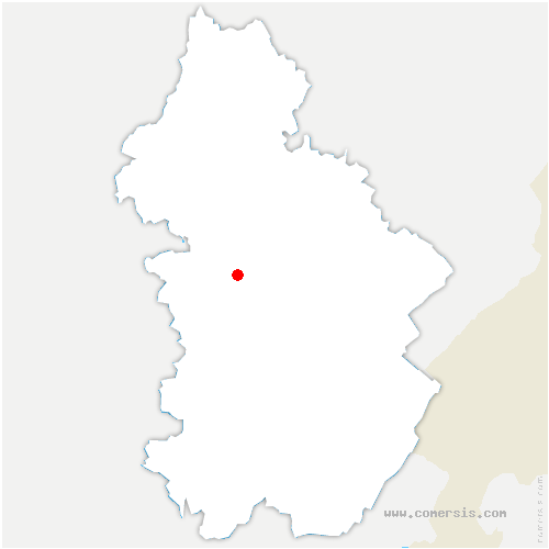 carte de localisation de Domblans 