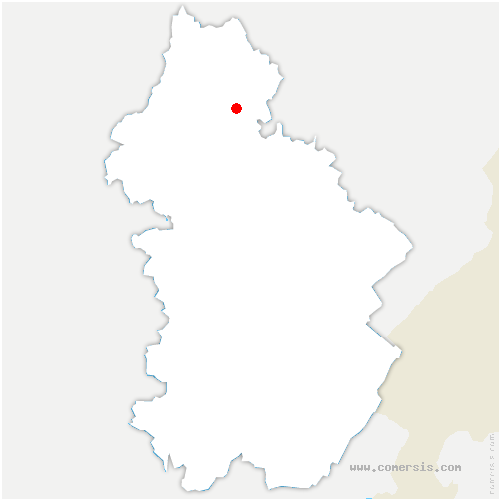 carte de localisation de Germigney