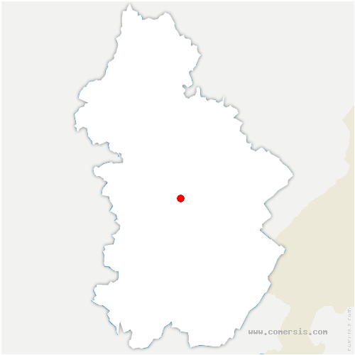 carte de localisation de Granges-sur-Baume