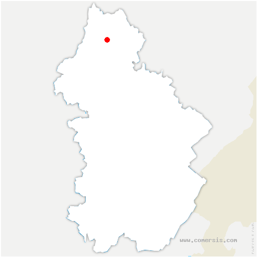 carte de localisation de Lavangeot