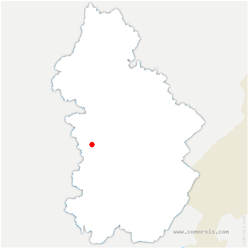 carte de localisation de Levier