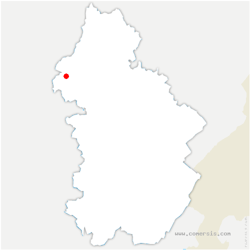 carte de localisation de Longwy-sur-le-Doubs
