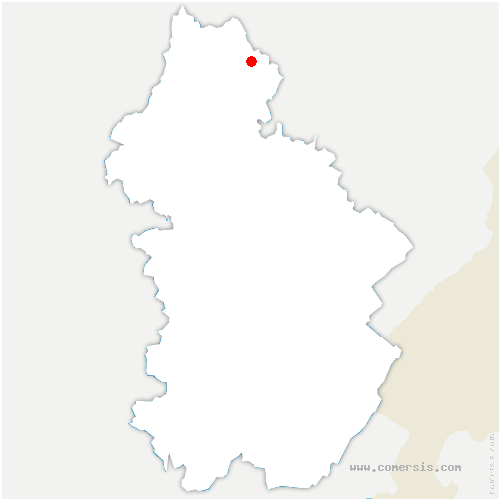 carte de localisation de Louvatange