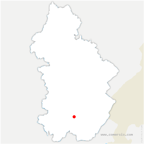 carte de localisation de Moirans-en-Montagne