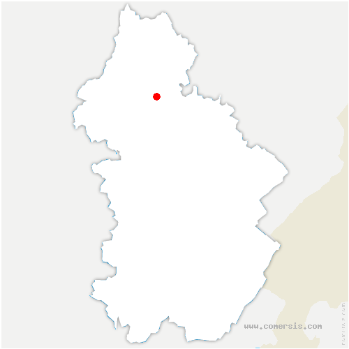 carte de localisation de Montbarrey