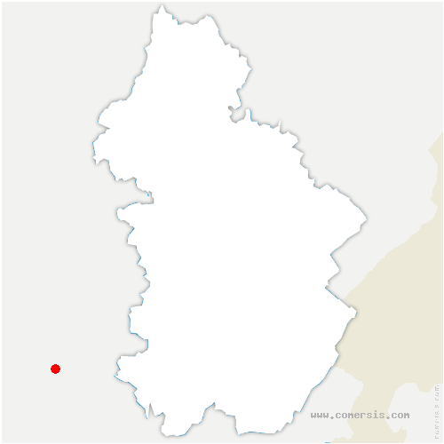 carte de localisation de Pesmes