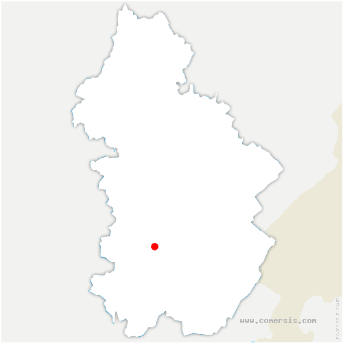 carte de localisation de Présilly