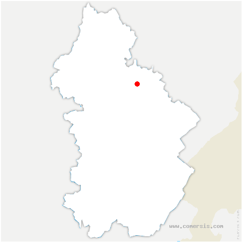 carte de localisation de Pretin