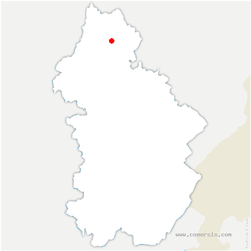 carte de localisation de Rognon