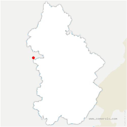 carte de localisation de Rurey