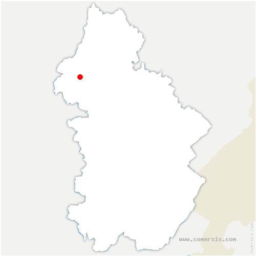 carte de localisation de Saint-Baraing