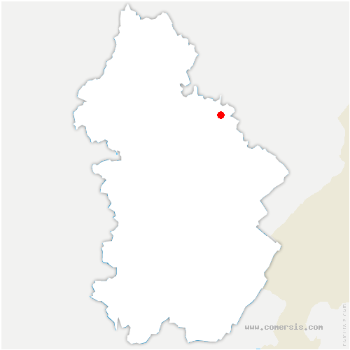 carte de localisation de Saizenay