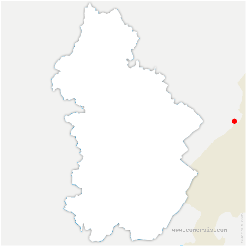 carte de localisation de Savigny-en-Revermont
