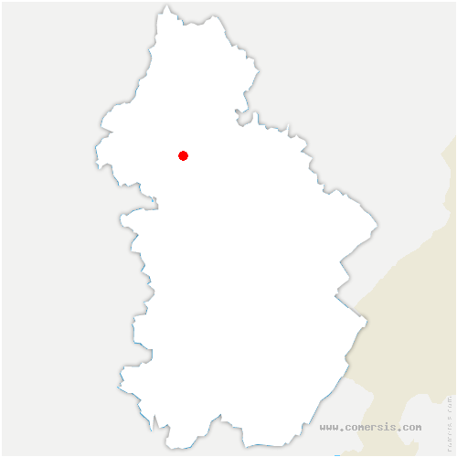 carte de localisation de Séligney