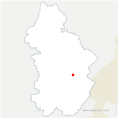 carte de localisation de Thiénans