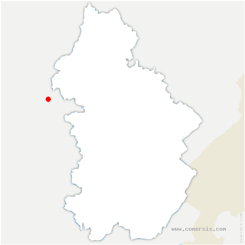 carte de localisation de Thoraise