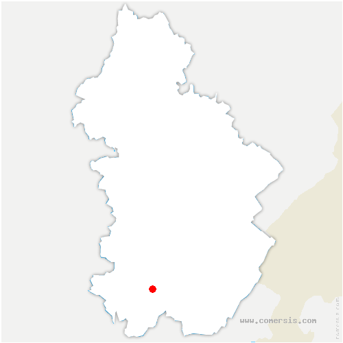carte de localisation de Valzin en Petite Montagne