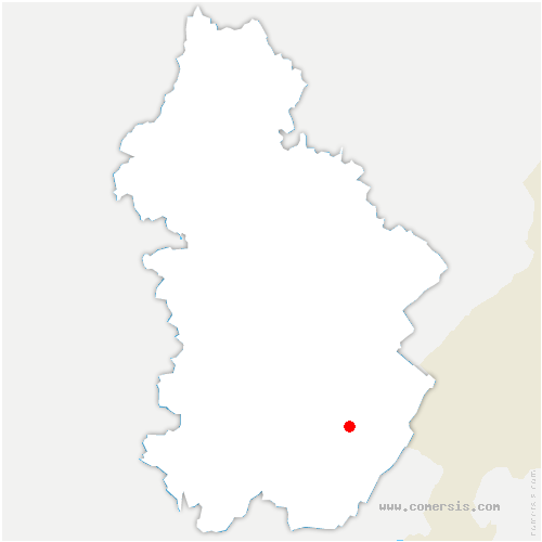 carte de localisation de Villard-sur-Bienne
