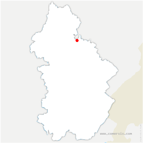 carte de localisation de Villers-Farlay