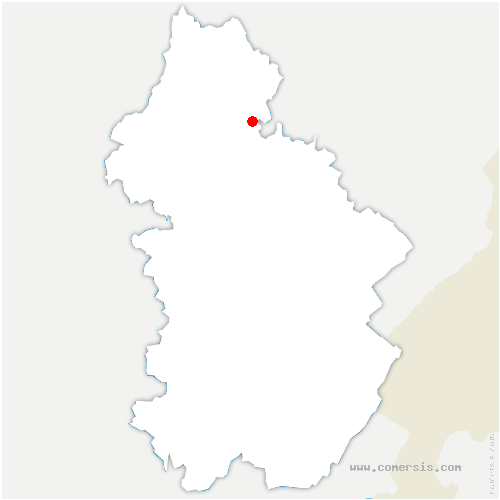 carte de localisation de Villers-Saint-Martin