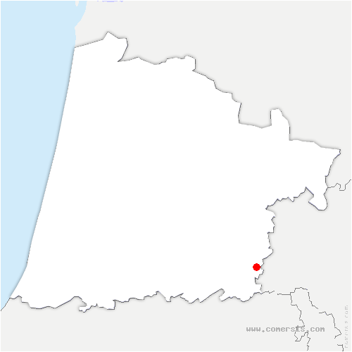 carte de localisation d'Aillas