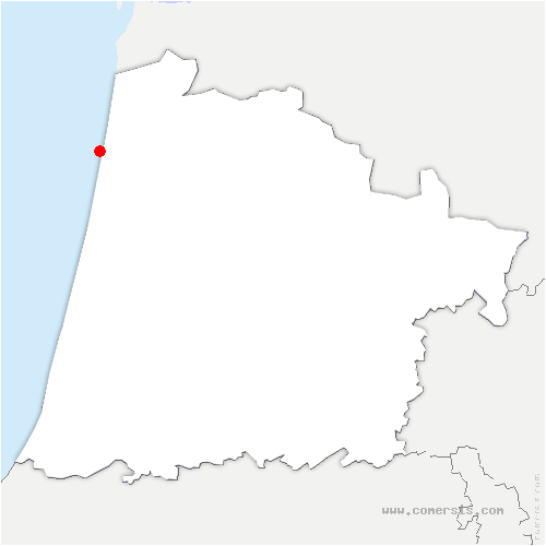 carte de localisation d'Anglet