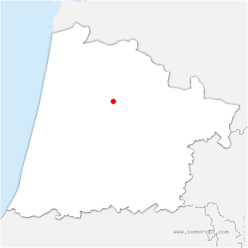 carte de localisation d'Arbouet-Sussaute