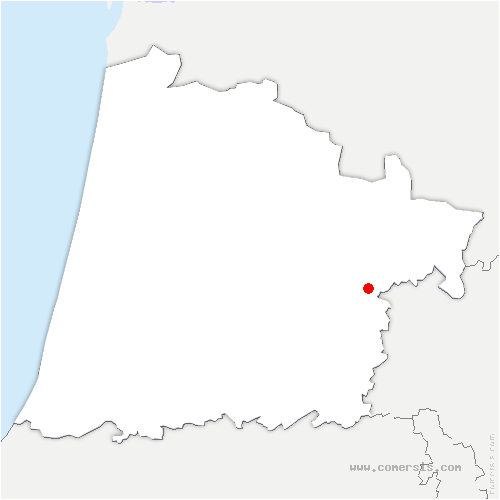 carte de localisation de Arthez-d'Armagnac