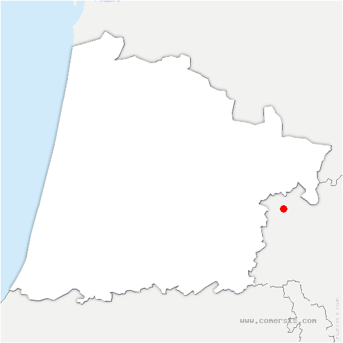 carte de localisation d'Arthez-d'Asson