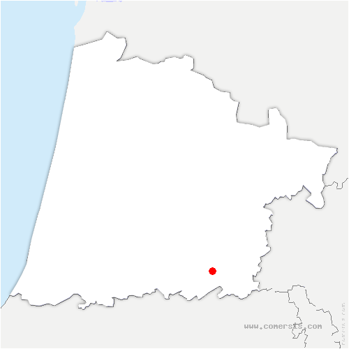 carte de localisation d'Aubagnan