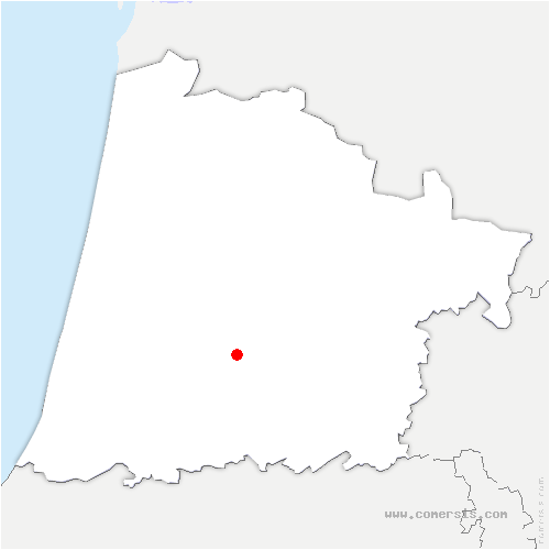 carte de localisation de Audon