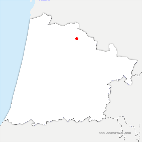 carte de localisation de Baigts-de-Béarn