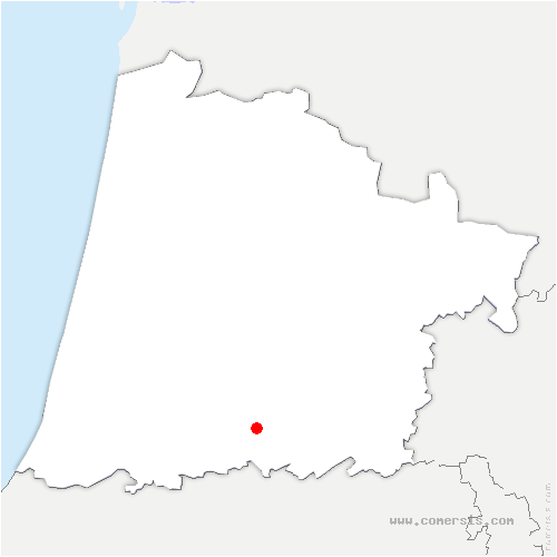 carte de localisation de Bastennes